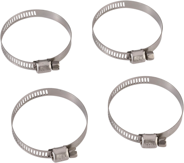 MOOSE RACING Gear Drive Hose Clamps Silver -0