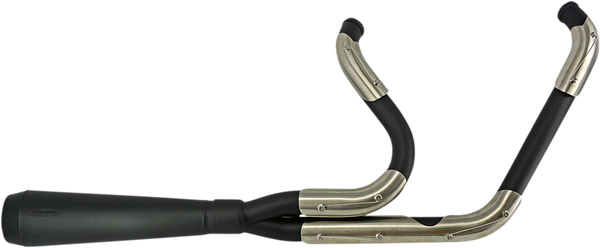 Assault 2:1 Exhaust System Black, 1, nordicamoto.ro
