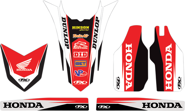 Trim Kit Graphics Black, Red, White, 1, nordicamoto.ro
