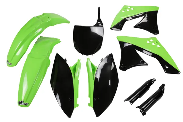 Full Body Replacement Plastic Kit Black, Green