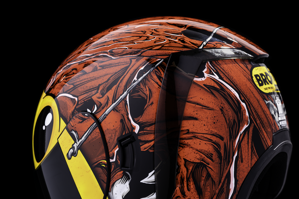 Casca Icon Airform Brozak Mips® Yellow/Red-1