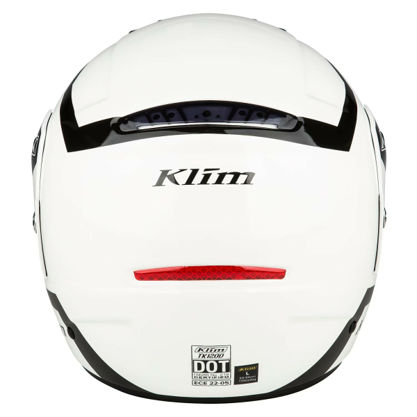 Cască Modulară Klim TK1200 Karbon ECE/DOT Gloss White-19