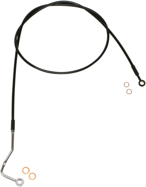 Xr Stainless Upper Brake Line Black Oversize [+254 mm (10'')], 1, nordicamoto.ro