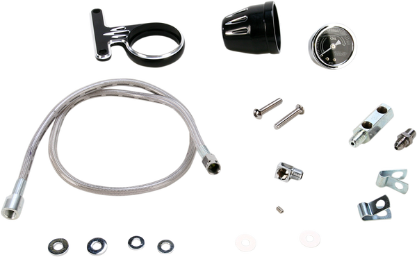 Oil Pressure Gauge Kit Black, 1, nordicamoto.ro