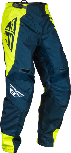 Pantaloni MX Fly F-16 932 Albastru/Fluo Galben-2