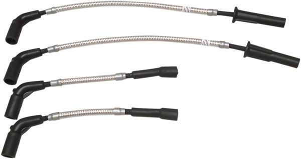 Braided Spark Plug Wire Stainless Steel, 1, nordicamoto.ro