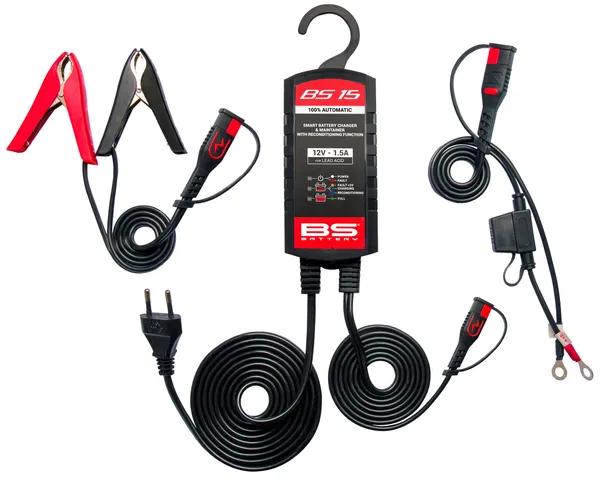 Smart Battery Charger & Maintainer With Reconditioning Function Black-6