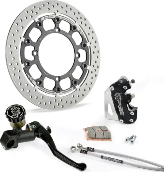 Set de curse Supermoto negru-oțel inoxidabil, 1, nordicamoto.ro