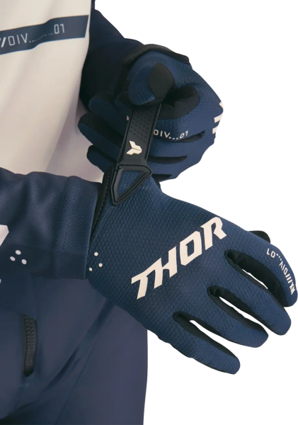 Womens Ridemode Static Gloves Blue -3