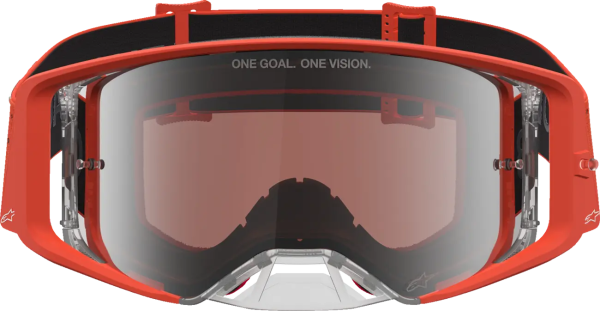 Ochelari Alpinestars Supertech Vesta Portocaliu/Argintiu/Lentila Colorata, 4, nordicamoto.ro