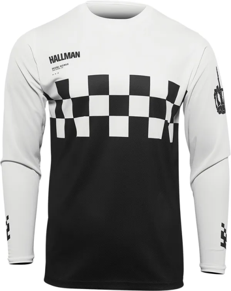 Tricou Thor Hallman Differ Black/White-3