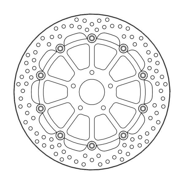 Halo Series Floating Racing Rotor Stainless Steel