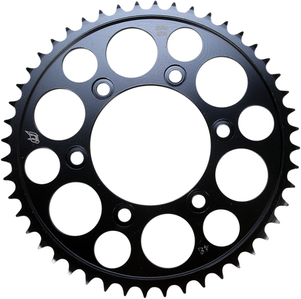 Lightweight Steel Sprocket Black, Zinc, 1, nordicamoto.ro