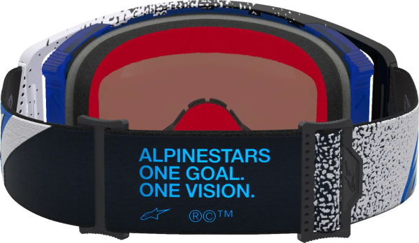 Ochelari Alpinestars Supertech Hiten Gri/Albastru/Lentila Colorata, 2, nordicamoto.ro