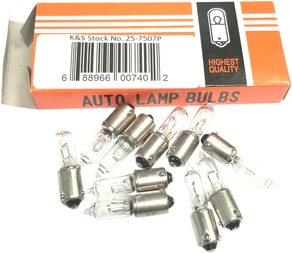 Universal Mini-stalk Turn Signals Replacement Bulb Clear 