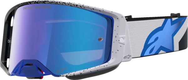 Ochelari Alpinestars Supertech Hiten Gri/Albastru/Lentila Colorata, 1, nordicamoto.ro