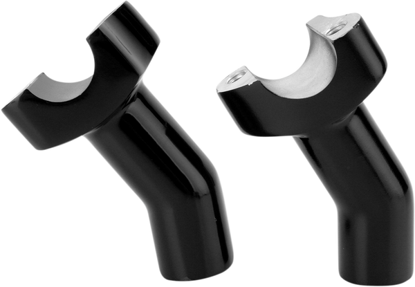 Forged Aluminum Handlebar Riser Black, 1, nordicamoto.ro
