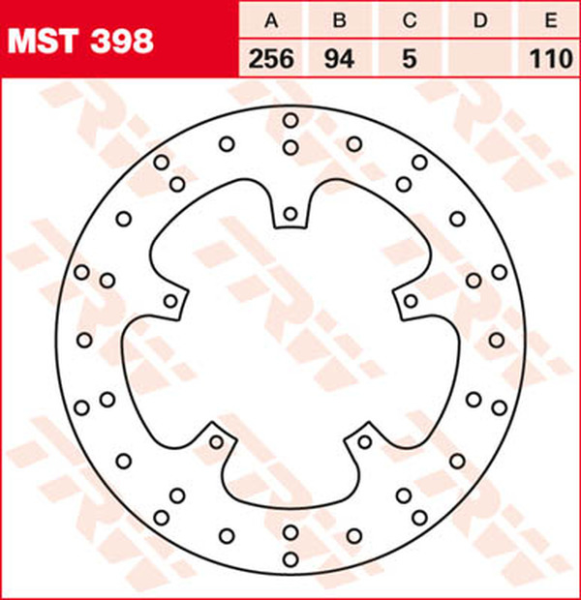 Disc de frână fix, rotund, 250–299 mm, 1, nordicamoto.ro