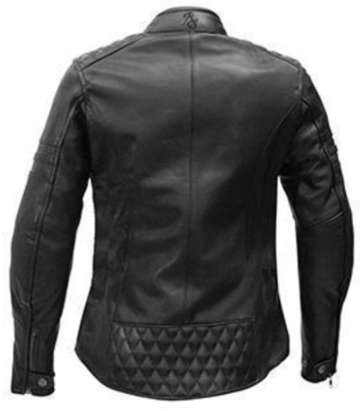 Geaca Piele Rusty Stitches SUPER Joyce Black-0