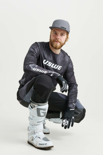 Tricou USWE Rök Off-Road Black-4