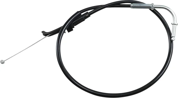 Cablu de accelerație din vinil negru, model standard negru, 1, nordicamoto.ro