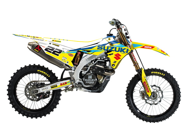 Replica Team Graphic Kits With Seat Covers Blue, Red, Yellow, 2, nordicamoto.ro