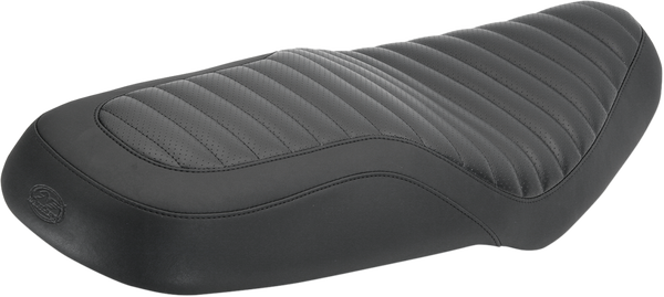 Ribbed One-piece 2-up Seat Black, 2, nordicamoto.ro