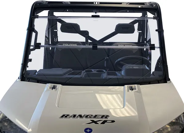 Deluxe Full Folding Windshield Clear -4