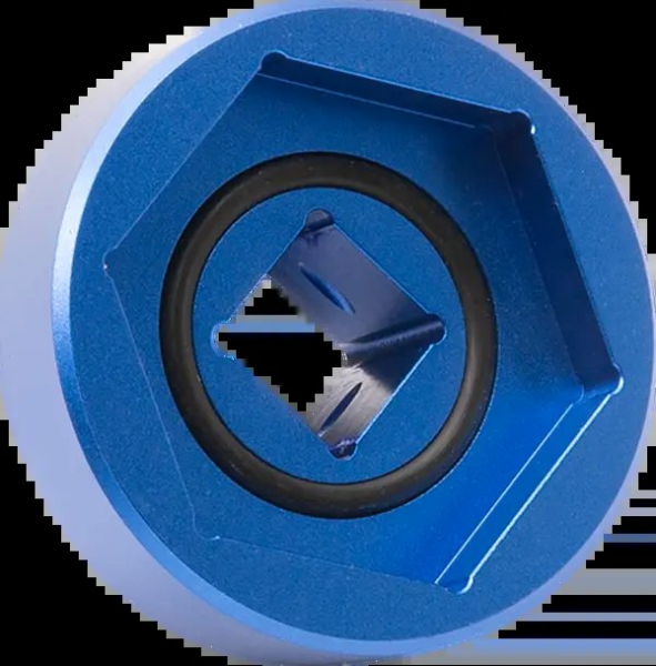 Fork Cap Socket 39 Mm Blue, Anodized -0