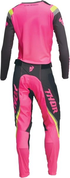 Pantaloni Dama Thor Pulse Rev Charcoal/Pink-4
