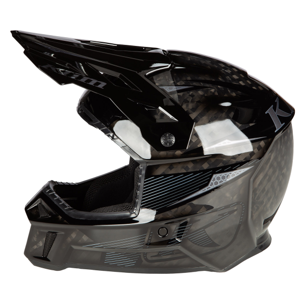 Casca Klim F3 Carbon Pro Off-Road ECE STRIKER CARBON GLOSS BLACK-28