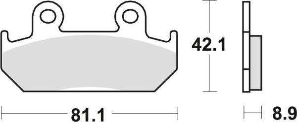 Placute frana fata TRW Organice HONDA CMX 450 '86-'89/CBR 600 '87-'94/XRV 750 '90-'92