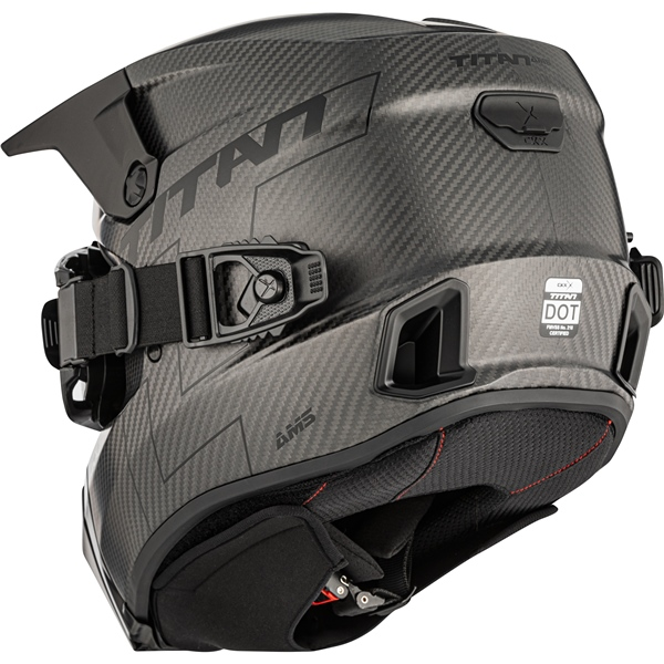 CKX Helmet Titan AMS Matt Carbon + Heated Goggles S-5
