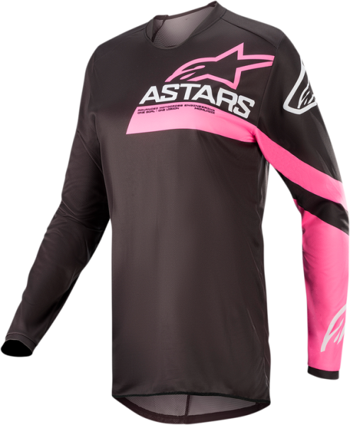 Tricou dama Alpinestars Stella Fluid Chaser Black/Pink-0