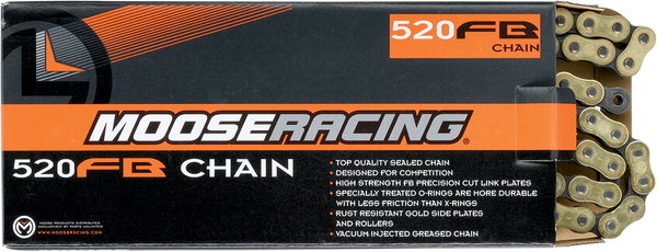 MOOSE RACING 520 Fb Chain Gold, 4, nordicamoto.ro