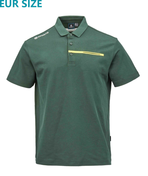 TRICOU POLO – VERDE/GALBEN CFMOTO, 2, nordicamoto.ro
