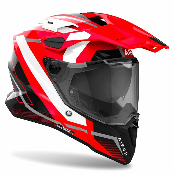 Casca Moto Airoh Commander 2 Mavick Red Gloss-1