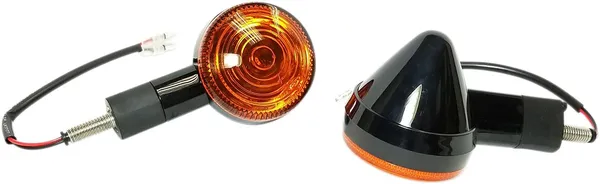 Dot/e-marked Aluminum Body Turn Signals Black