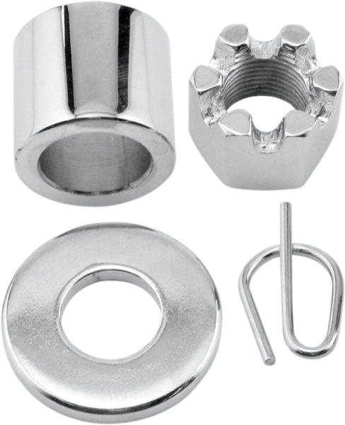 Axle Spacer/nut Kit Silver, 1, nordicamoto.ro
