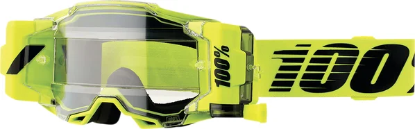Ochelari 100% Armega Goggles Yellow/Clear ONE SIZE, 2, nordicamoto.ro
