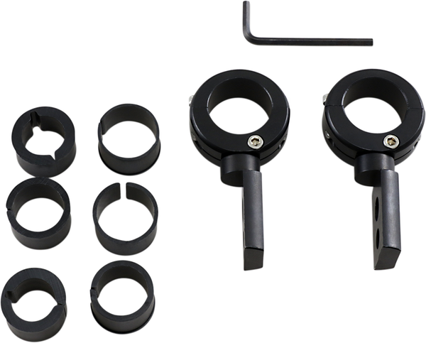 360° X 4 Universal Brackets Black, 1, nordicamoto.ro