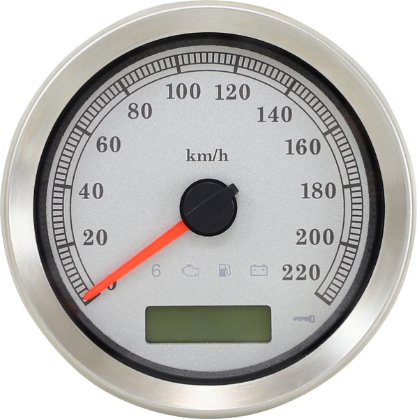 4” Programmable Electronic Speedometer White, 1, nordicamoto.ro