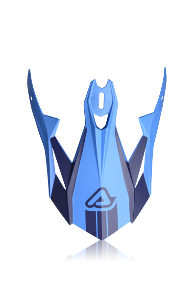 Cozoroc Casca Acerbis X-Track Albastru Deschis/Galben Fluo-7