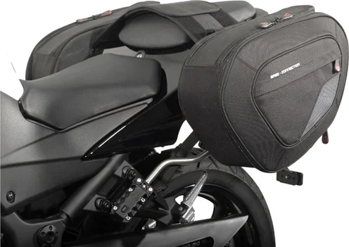 Blaze Saddlebag Set Black, Gray, 1, nordicamoto.ro