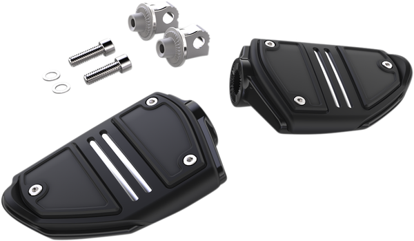 Footpeg Twin Rail Chr Black, 3, nordicamoto.ro