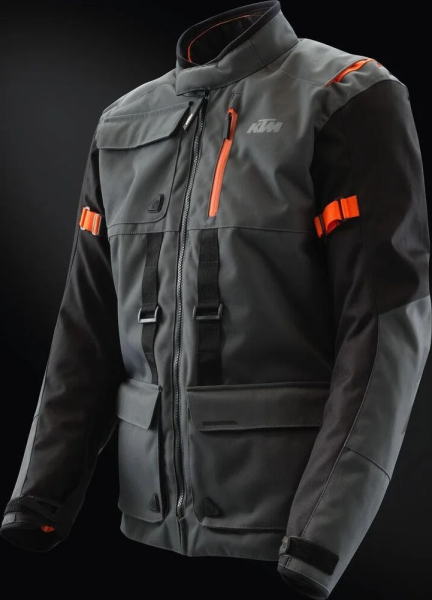 Geaca KTM Tourrain WP V2 Grey/Orange-0