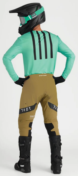 Tricou THOR Sportmode Flite Green XL, 3, nordicamoto.ro