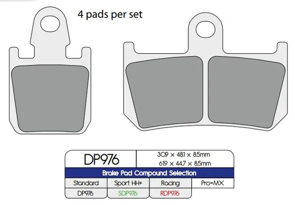 Standard Sintered Metal Brake Pads-0