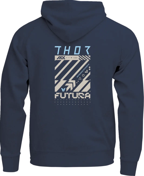 Youth Futura Pullover Hoodie Blue -1