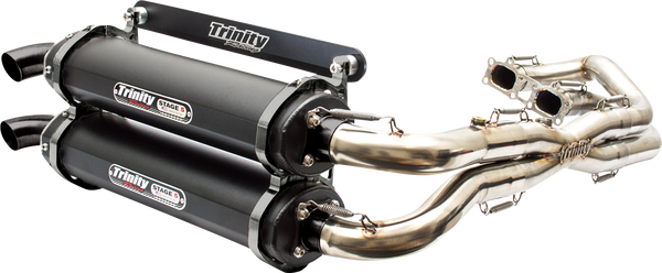 Stage 5 Dual Exhaust System Silver, 2, nordicamoto.ro